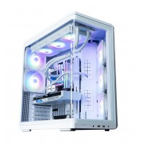 Zalman P60, ATX Mid Tower PC Case, 5 x 120mm ARGB Fans, White