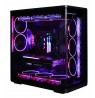 Zalman P60, ATX Mid Tower PC Case, 5 x 120mm ARGB Fans, Black