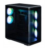 Zalman P60, ATX Mid Tower PC Case, 5 x 120mm ARGB Fans, Black