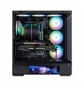 Zalman P40 DS, ATX Mid Tower PC Case, 4 x 120mm ARGB Fans, Black