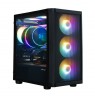 Zalman M4 SE, mATX Mini Tower PC Case, 6 x 120mm FRGB Fans, Black