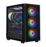 Zalman M4 SE, mATX Mini Tower PC Case, 6 x 120mm FRGB Fans, Black