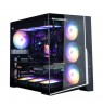 Zalman D40F, ATX Mid Tower PC Case, 7 x 120mm FRGB Fans, Black