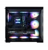 Zalman D40F, ATX Mid Tower PC Case, 7 x 120mm FRGB Fans, Black