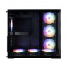 Zalman D40F, ATX Mid Tower PC Case, 7 x 120mm FRGB Fans, Black