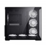 Zalman D40F, ATX Mid Tower PC Case, 7 x 120mm FRGB Fans, Black