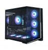 Zalman D40, ATX Mid Tower PC Case, 7 x 120mm ARGB Fans, Black