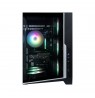 Zalman D40, ATX Mid Tower PC Case, 7 x 120mm ARGB Fans, Black