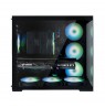 Zalman D40, ATX Mid Tower PC Case, 7 x 120mm ARGB Fans, Black