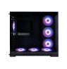 Zalman D40, ATX Mid Tower PC Case, 7 x 120mm ARGB Fans, Black