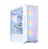 Zalman I3 NEO V2,  ATX Mid Tower PC Case, 4 x 120mm RGB Fans, White