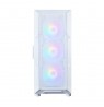 Zalman I3 NEO V2,  ATX Mid Tower PC Case, 4 x 120mm RGB Fans, White