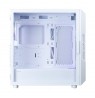 Zalman I3 NEO V2,  ATX Mid Tower PC Case, 4 x 120mm RGB Fans, White
