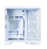 Zalman D50, ATX Mid Tower PC Case, 3  x 120mm Fans, White