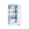 Zalman D50, ATX Mid Tower PC Case, 3  x 120mm Fans, White