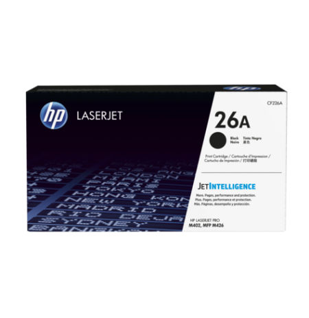 HP 26A (CF226A) Lazerinė kasetė, Juoda