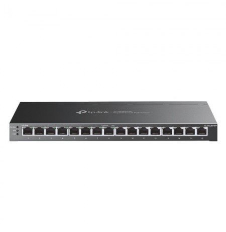 TP-Link TL-SG2016P JetStream 16-Port Gigabit Smart šakotuvas su 8-Port PoE+