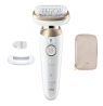 Braun Epilator | Silk-épil 9 Flex SES9-011 3D | Operating time (max) 50 min | Number of power levels 2 | Wet & Dry | White