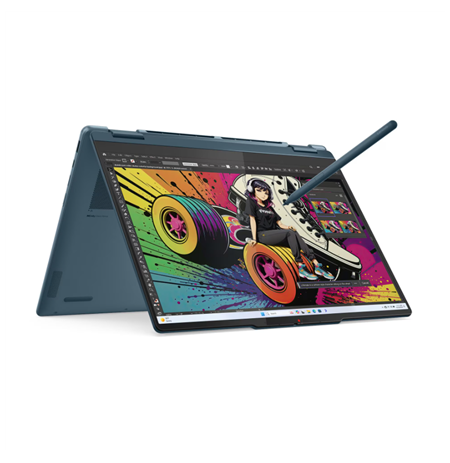 Lenovo- Yoga 7 2-in-1 14AKP10 AMD | Tidal Teal | 14 " | OLED | WUXGA | 1920 x 1200 pixels | AMD Ryzen AI 7 | 350 | 16 GB | Solde