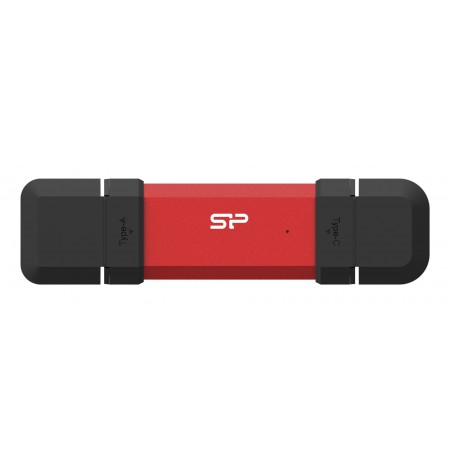 Silicon Power DS72 USB flash drive 250 GB USB Type-A / USB Type-C 3.2 Gen 2 (3.1 Gen 2) Red