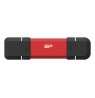 Silicon Power DS72 USB flash drive 250 GB USB Type-A / USB Type-C 3.2 Gen 2 (3.1 Gen 2) Red
