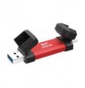 Silicon Power DS72 USB flash drive 250 GB USB Type-A / USB Type-C 3.2 Gen 2 (3.1 Gen 2) Red