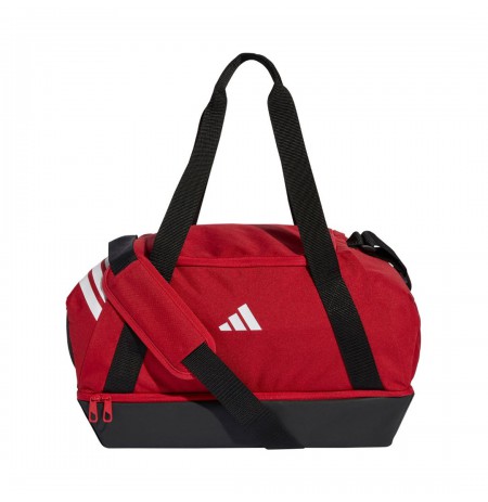 Bag adidas Tiro Duffle Small With Bottom Compartment red JY7964