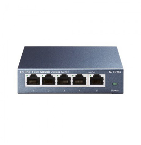 TP-Link TL-SG105 5-Port 10/100/1000Mbps Desktop Šakotuvas