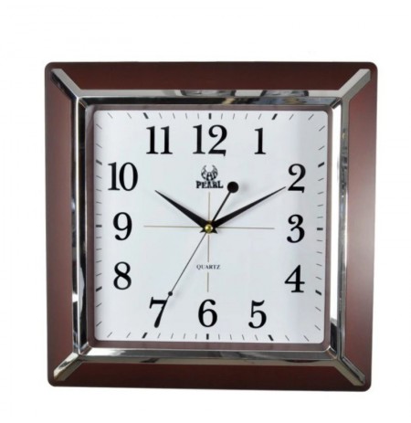ADLER PW012 DARK BROWN Sieninis kvarcinis laikrodis