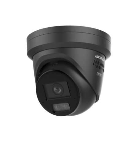 Hikvision DS-2CD2387G3-LIS2UY/SL(2.8mm)/BLACK 8MP ColorVu Smart Hybrid Light Turret IP Camera