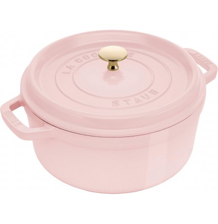 STAUB LA COCOTTE Round cast iDrone pot 3.8L - pink