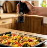 ELDOM ZMP5 BATTERY-POWERED PEPPER AND SALT GRINDER SET WITH STAND, BLACK