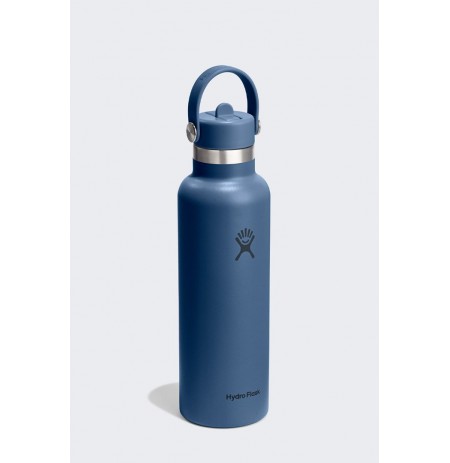Hydro Flask 21 Oz Standard Flex Straw Cap (621ml) thermal bottle - harbor blue