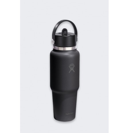 Hydro Flask 32 Oz Wide Flex Straw Travel Bottle (946ml) thermal bottle - black
