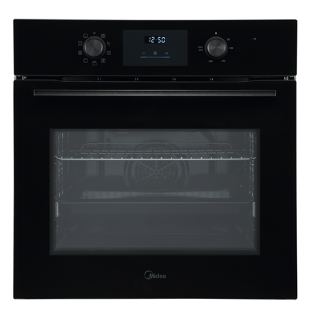 Midea MBO65M80D2-BK Oven, Built-in, Electric, Width 59.5 cm, Touch Display, Black | Midea