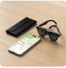 Satechi FindAll Glasses Case - vegan leather glasses case with locator compatible with Apple Find My