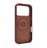 dbramante 1928 Roskilde MS leather case for iPhone 17 Pro compatible with MagSafe (dark tan)
