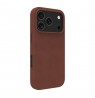 dbramante 1928 Roskilde MS leather case for iPhone 17 Pro compatible with MagSafe (dark tan)