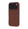 dbramante 1928 Roskilde MS leather case for iPhone 17 Pro compatible with MagSafe (dark tan)