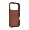 dbramante 1928 Roskilde MS leather case for iPhone 17 Pro compatible with MagSafe (dark tan)