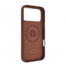 dbramante 1928 Roskilde MS leather case for iPhone 17 Pro Max compatible with MagSafe (dark tan)