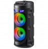 Defender CRASHBOOM Bluetooth speaker 16W MP3/FM/SD/USB/AUX/TWS/LED/MIC/LCD KARAOKE black + microphone