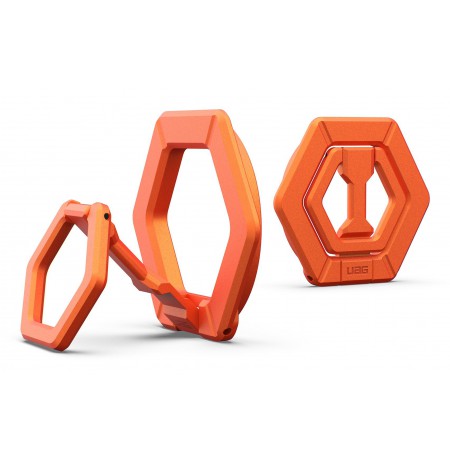 UAG Magnetic Ring Stand Zinc - magnetic stand attached to protective case (black/silver)