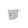 Mophie ROC GaN - wall charger, 2x USB-C, 100W (white)