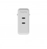 Mophie ROC GaN - wall charger, 2x USB-C, 100W (white)