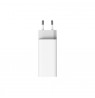 Mophie ROC GaN - wall charger, 2x USB-C, 67W with retractable cable (white)