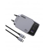 Ugreen Nexode Pro 25871 65W wall charger GaN, USB + 2x USB-C + USB-C cable 1.5m