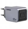 Ugreen Nexode Pro 35008 wall charger 2x USB-C, GaN, 45W - grey