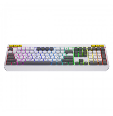 Gaming keyboard Hator Icefall white membrane (black/white keys)