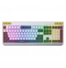 Gaming keyboard Hator Icefall white membrane (black/white keys)